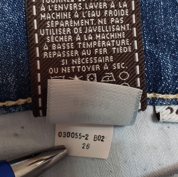 7 For all Mankind Women's Straight Leg Mid Rise Jeans Size 26 - Picture 12 of 14